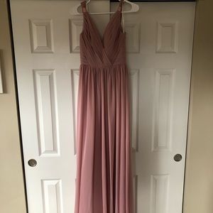 Azazie Leanna / Dusty Rose / Size 2